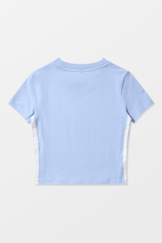 adidas Blaues 3-Streifen Baby T-Shirt #7