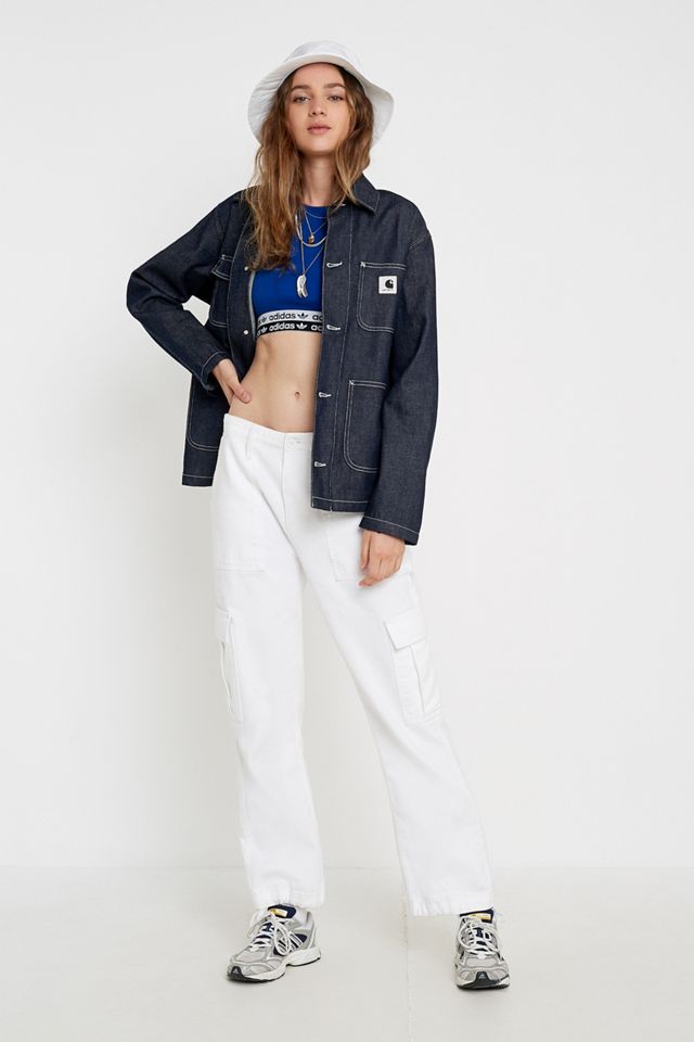 adidas Originals Blue Racerback Crop Top #3