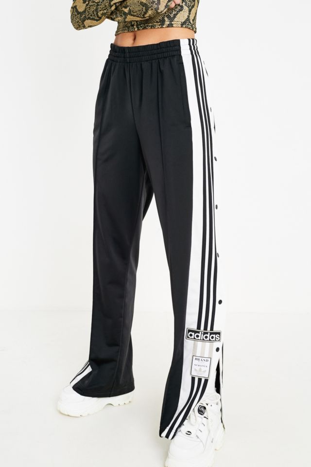Pico déficit cocinero adidas Originals Adibreak 3-Stripe Black Taping Popper Track Pants | Urban  Outfitters UK