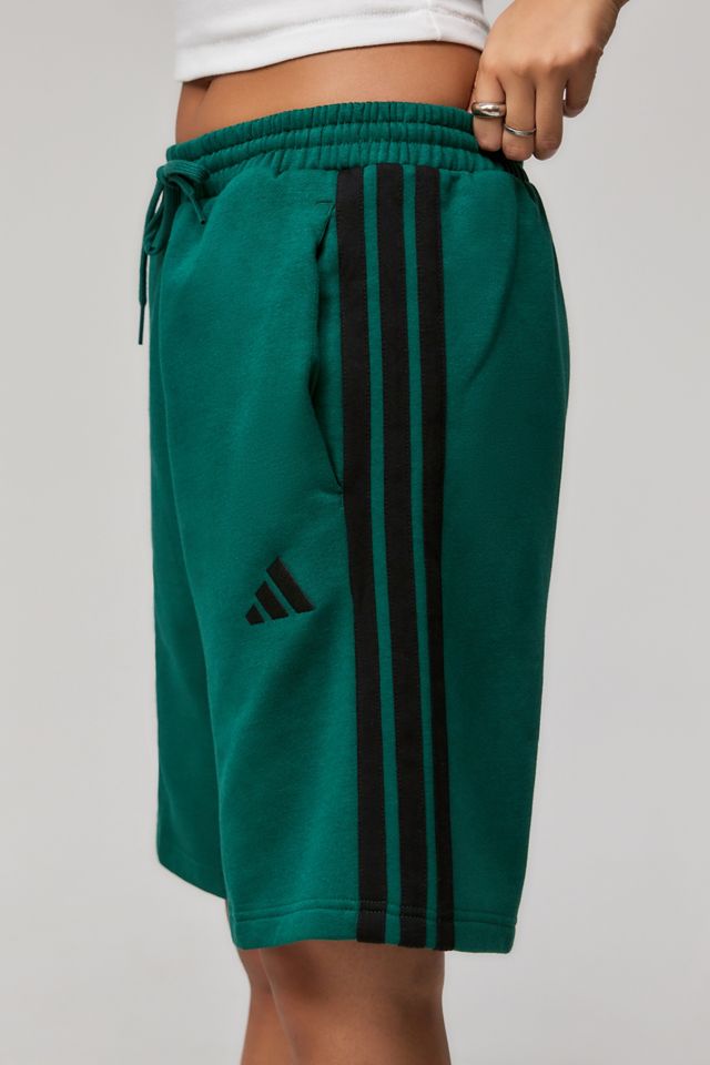 adidas Green Jersey Long Shorts #1