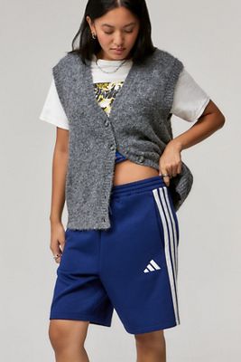 adidas Navy Jersey Long Shorts