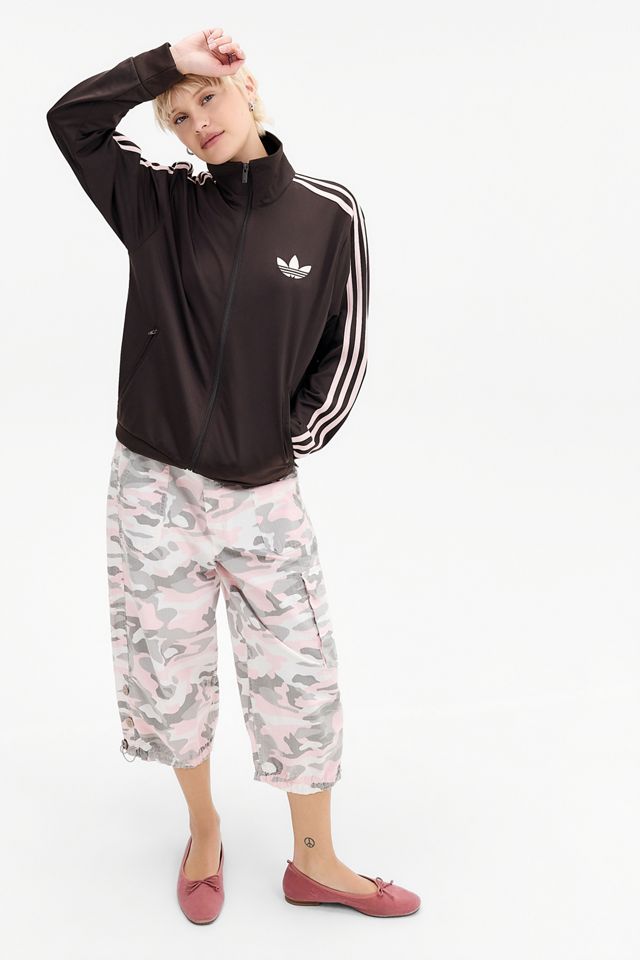 adidas Originals Chocolate & Pink Firebird Track Top #2