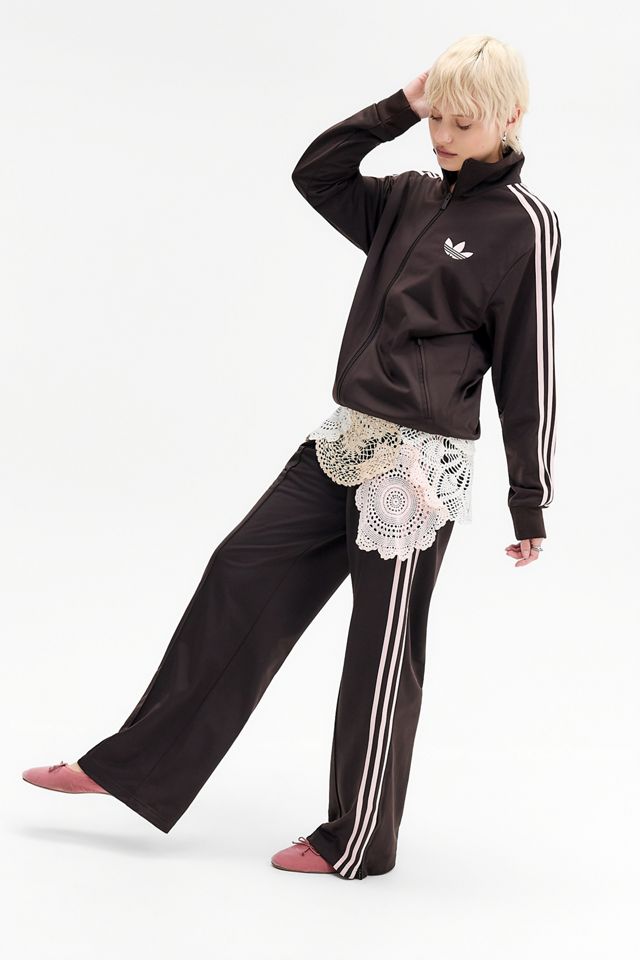 adidas Originals Chocolate & Pink Firebird Track Top #4