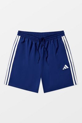adidas Blue 3-Stripes Woven Shorts