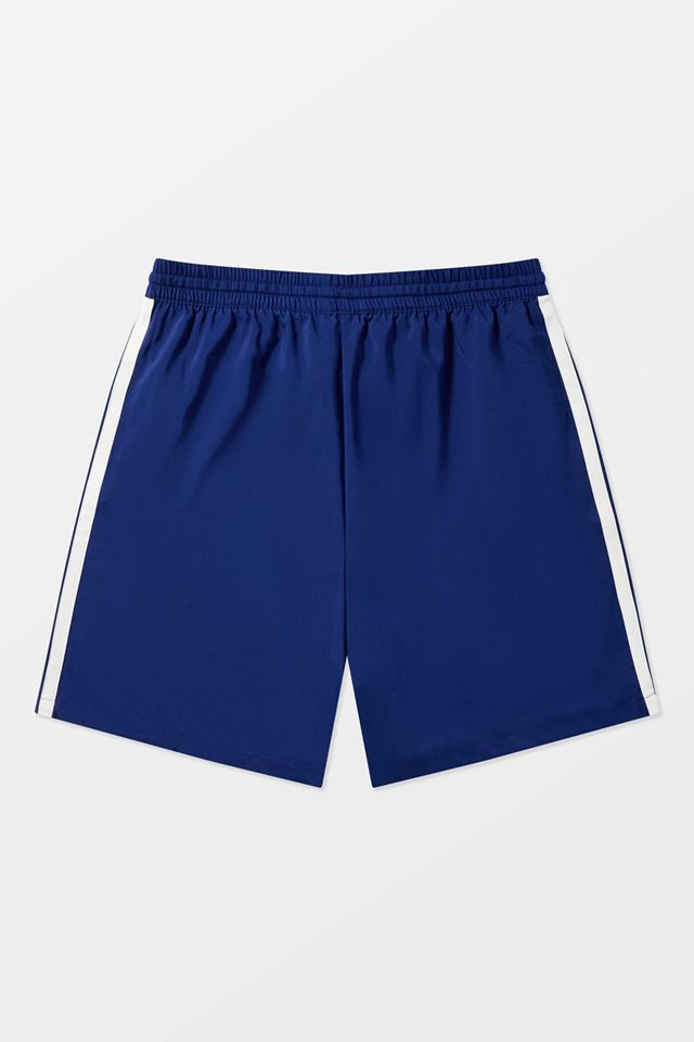 adidas Blue 3-Stripes Woven Shorts #5