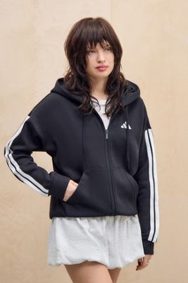 adidas 3-Streifen Hoodie mit Reißverschluss