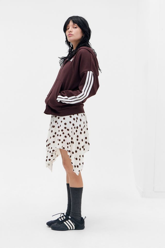 adidas Schokolade 3-Streifen Zip-Kapuzenpullover #2