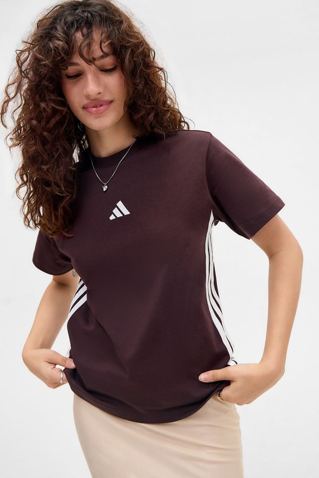 Camiseta adidas Chocolate con 3 Rayas #3