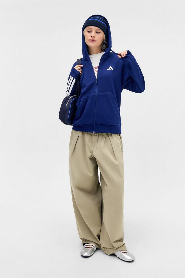 adidas Navy Full-Zip Hoodie #1