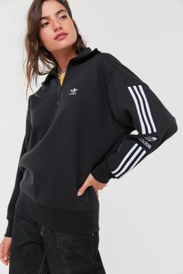 adidas Originals Quarter-Zip Sweatshirt | Urban Outfitters UK