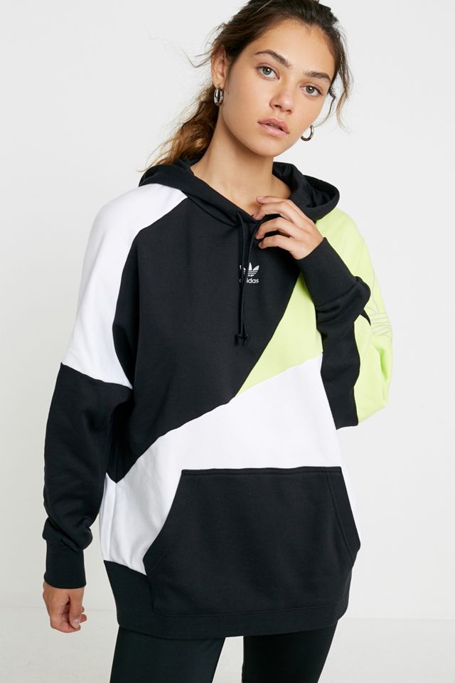 adidas Originals – Hoodie mit schwarzen Bahnen