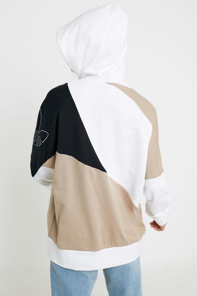 Adidas Originals Beige Panelled Hoodie #2