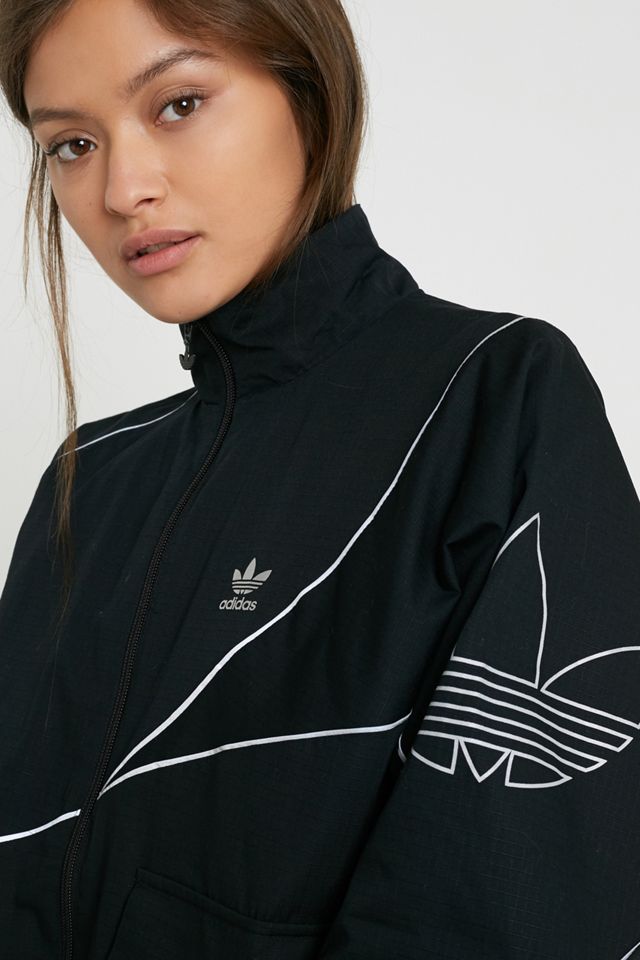 adidas Originals Black Panelled Track Jacket #3