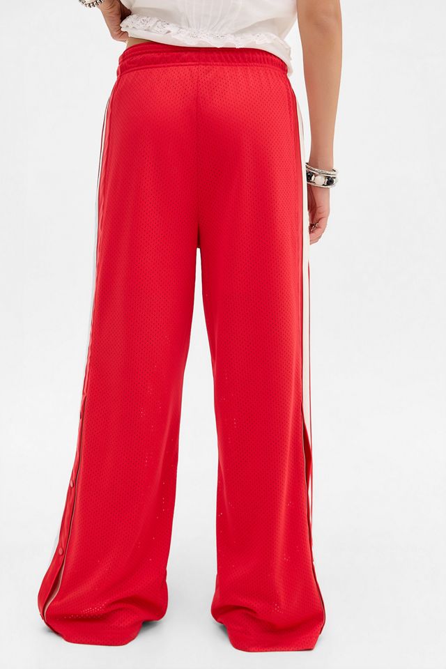 Pantaloni da Ginnastica Adidas Rossi 3-Strisce #2