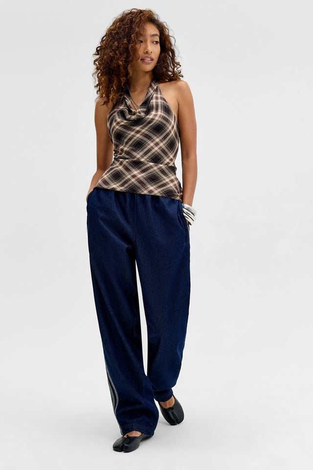 Adidas Originals Indigo Denim Track Pants #1