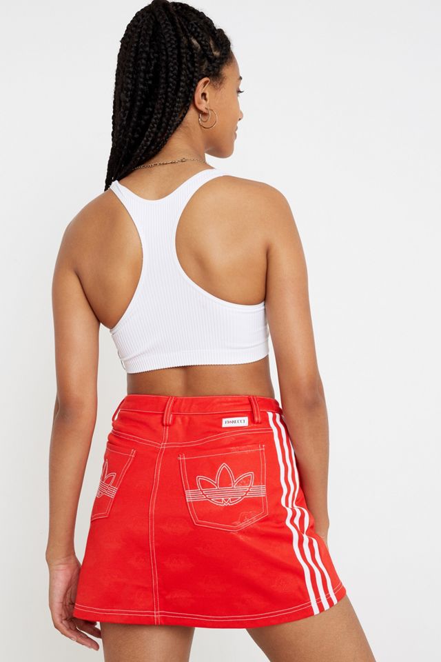 adidas Originals By Fiorucci Zip-Through Mini Skirt #3