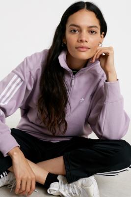 Adidas originals hoodie with store lock up logo in lilac