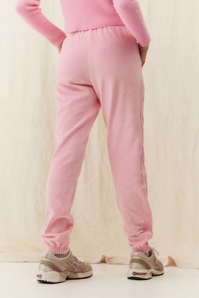 Pink velour best sale adidas tracksuit