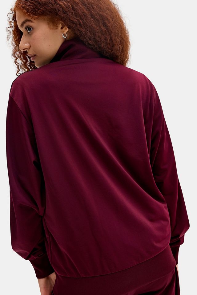 adidas Originals Burgunderrote Firebird Trainingsjacke #3