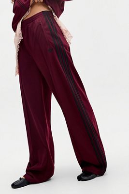 Pantalones de Chándal Holgados Firebird Burdeos de adidas
