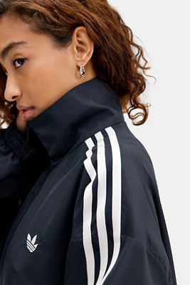 Haut de survêtement noir super ample adidas Originals