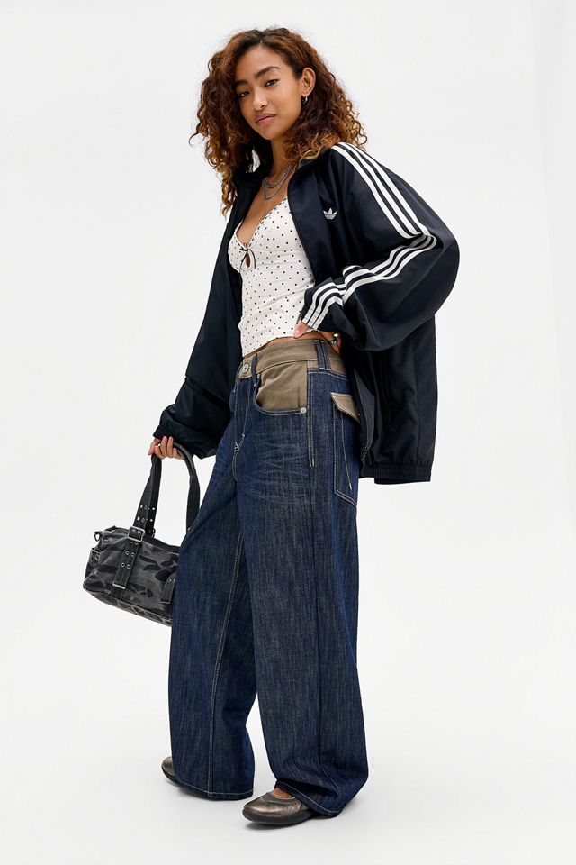 adidas Originals Schwarzes Super Baggy Trainingsoberteil #3