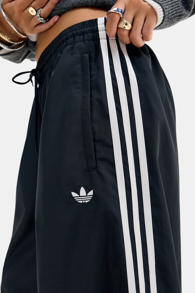 adidas Originals Schwarze 3-Streifen Wide Leg Trainingshose #2