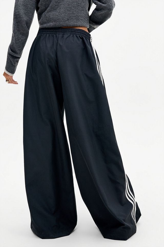 adidas Originals Schwarze 3-Streifen Wide Leg Trainingshose #3
