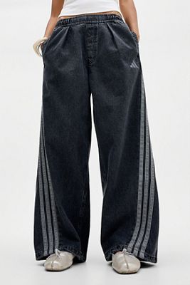 adidas Originals Dark Denim Wash 3-Stripe Track Pants