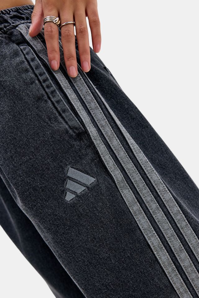 Pantalones de Chándal de 3 Rayas con Lavado de Mezclilla Oscura adidas Originals #2