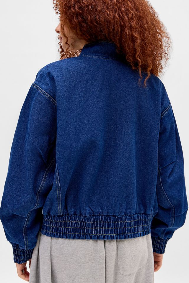 adidas Originals Blaue 3-Streifen Jeansjacke #3