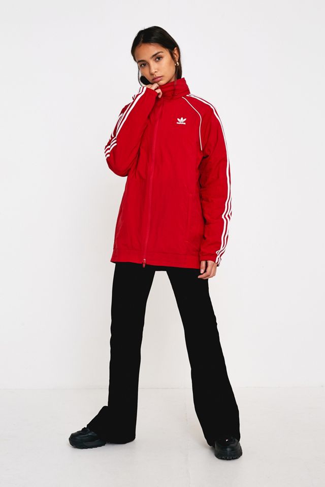adidas Originals SST Red Windbreaker Track Jacket #1