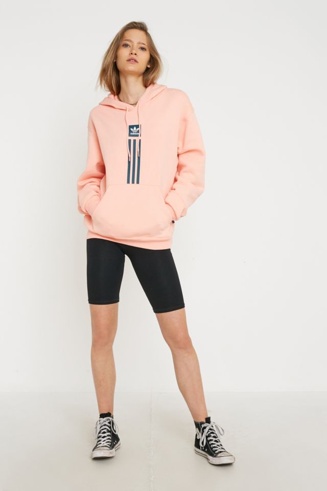 Adidas solid hot sale pillar hoodie