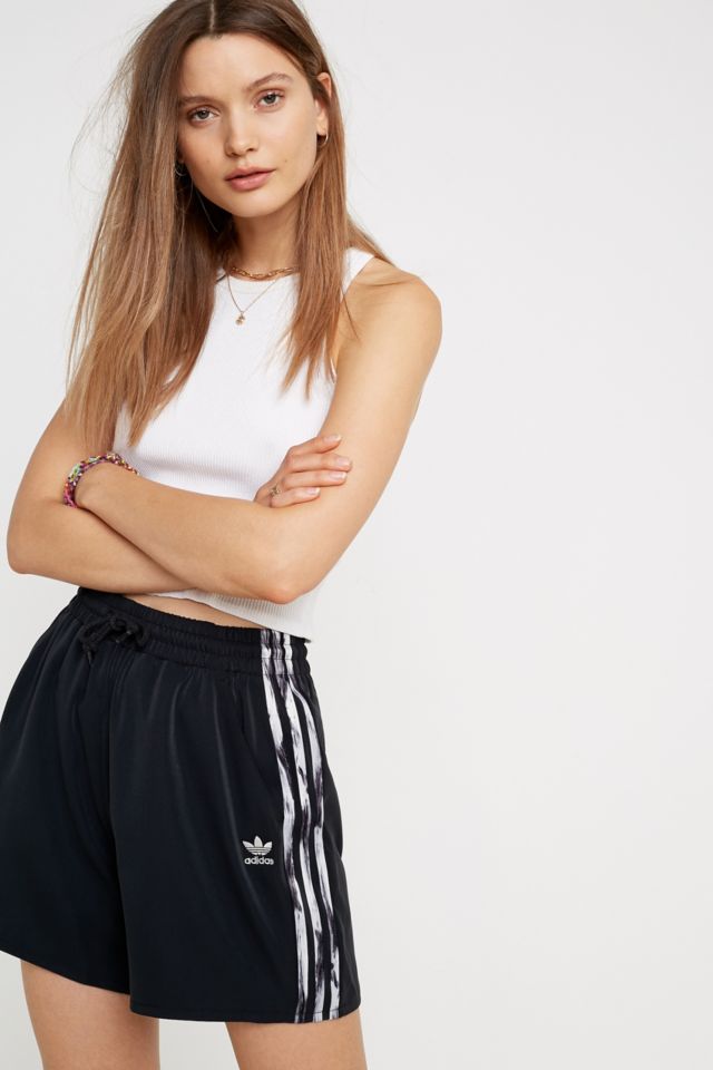 adidas Originals X Daniëlle Cathari Black 3-Stripe Shorts | Urban ...