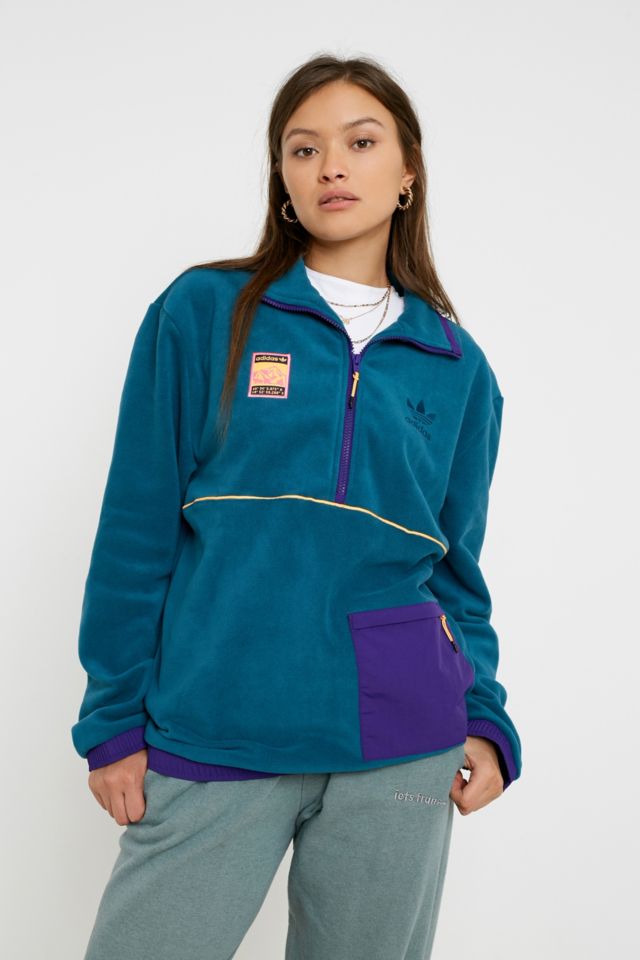 Urban outfitters 2024 half zip fleece