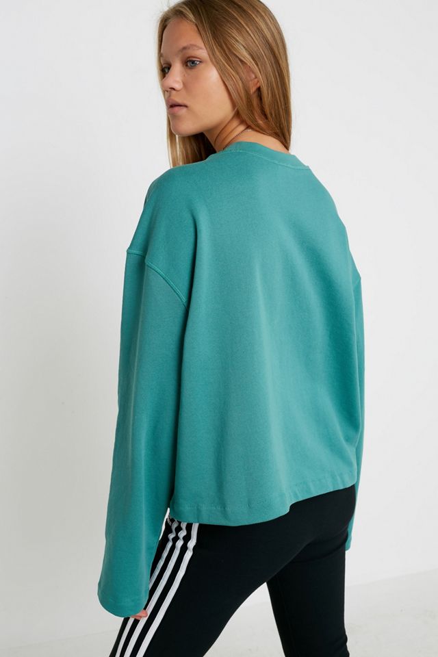 adidas Originals Green Crew Neck Sweatshirt #3