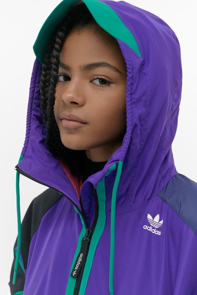 Adidas 2024 purple windbreaker