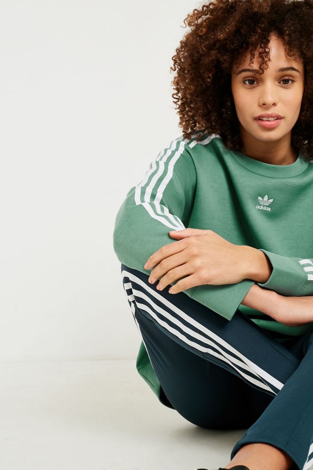 adidas Originals Sudadera Verde de 3 Rayas #1