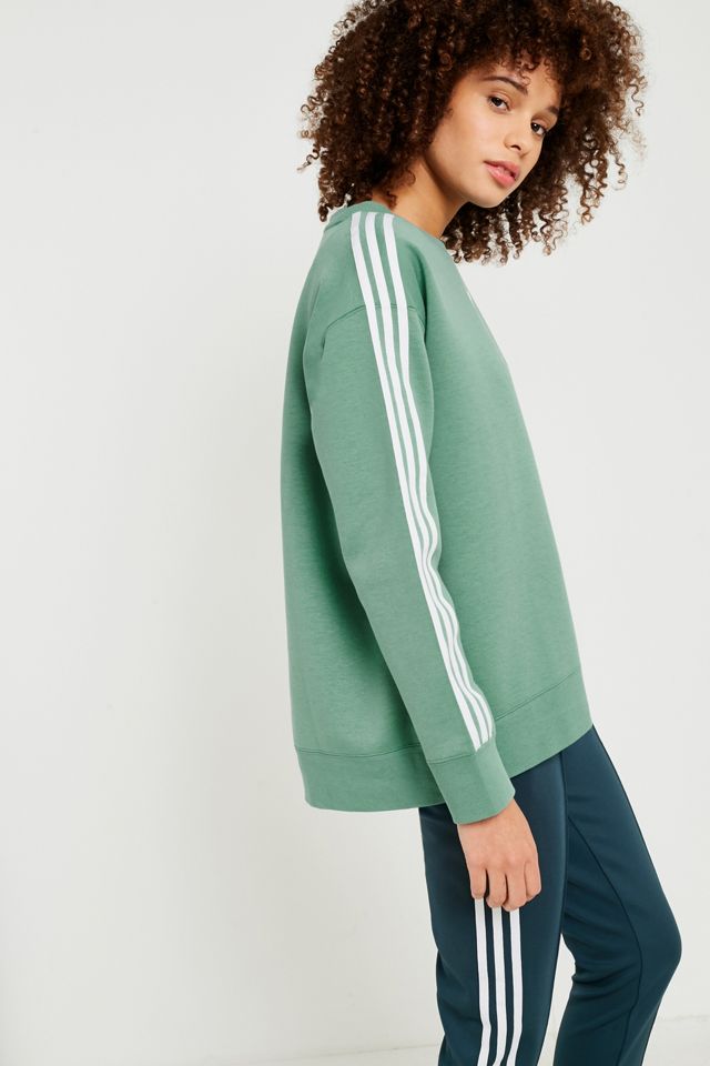 adidas Originals Sudadera Verde de 3 Rayas #2