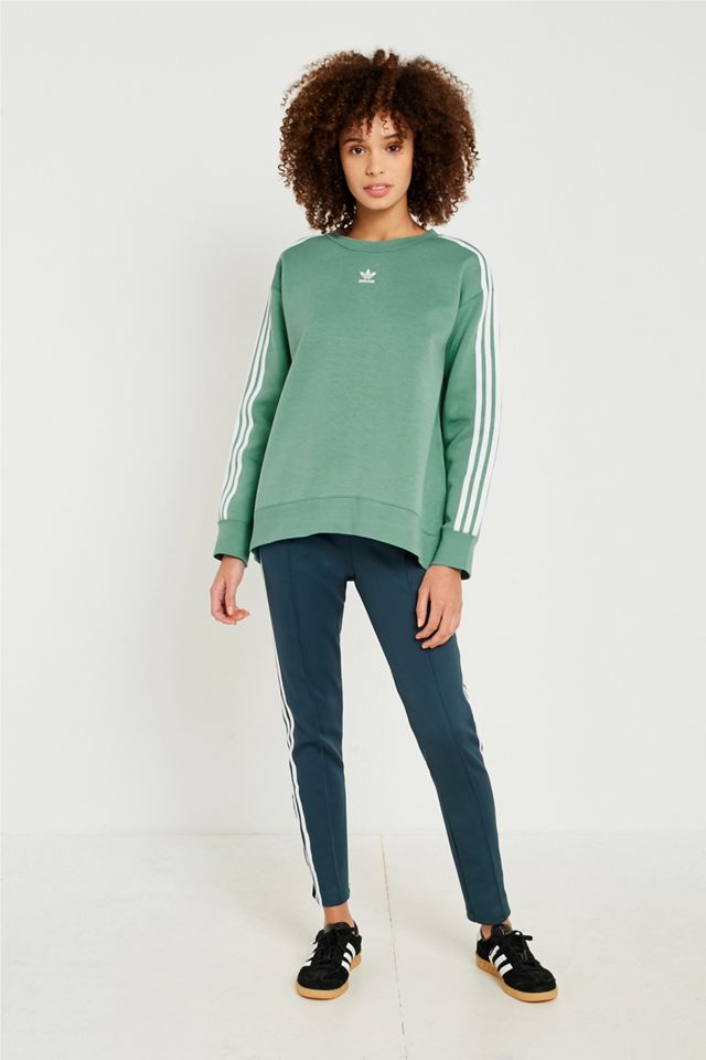 adidas Originals Sudadera Verde de 3 Rayas #4