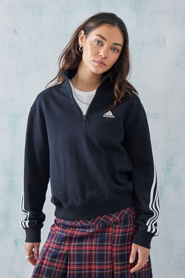 adidas 3-Stripes Quarter-Zip Sweatshirt #2