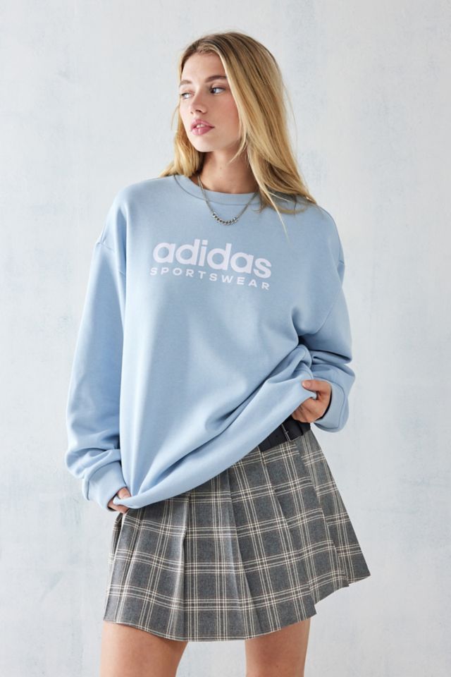 Adidas tartan hot sale crewneck