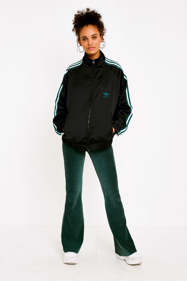 adidas Originals - Haut de survêtement Adibreak à 3 bandes en satin noir #4
