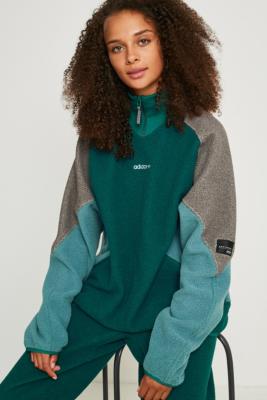 adidas Originals EQT Green Polar Fleece Jacket Urban Outfitters UK