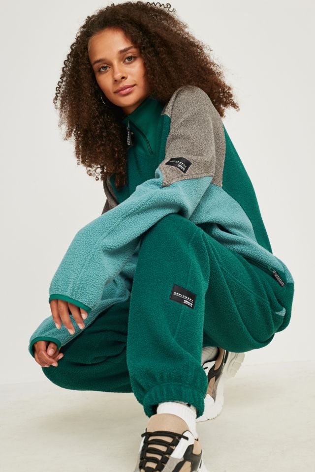 Originals EQT Green Polar Fleece Track Pants | Urban Outfitters UK