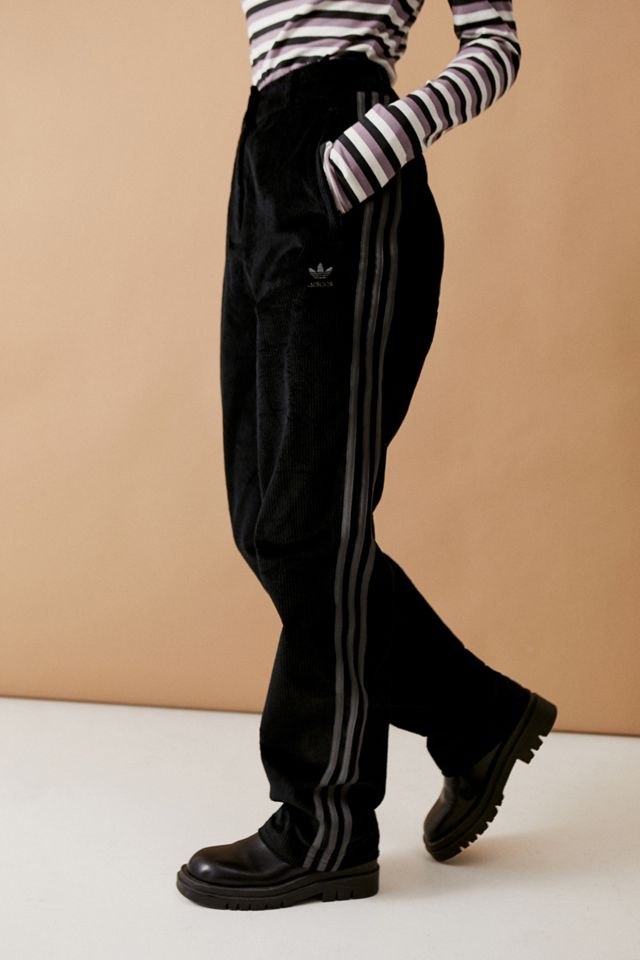 adidas Originals Black Corduroy Trousers #1