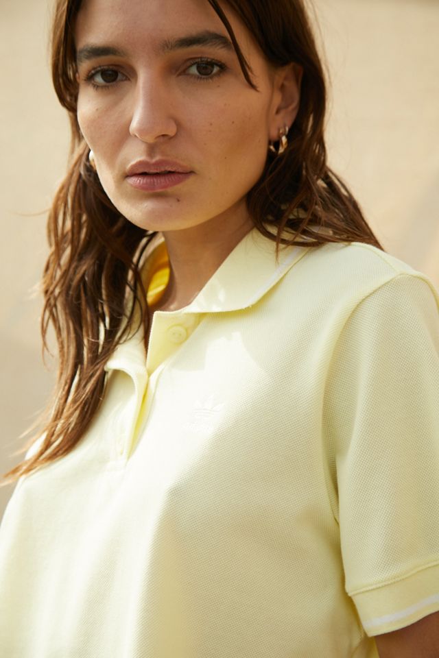 adidas Tennis Luxe Cropped Hazy Polo Giallo Urban Outfitters IT