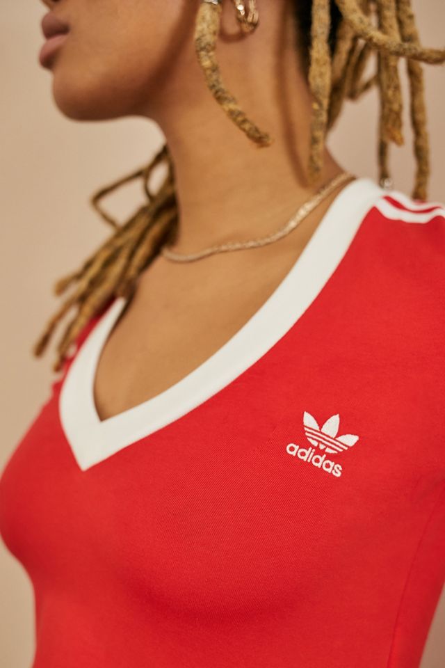 adidas - Haut court Adicolor Classics rouge #1