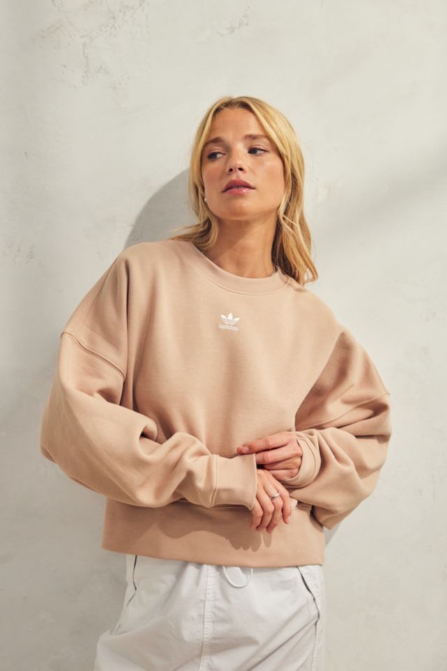 Adidas beige sweatshirt sale