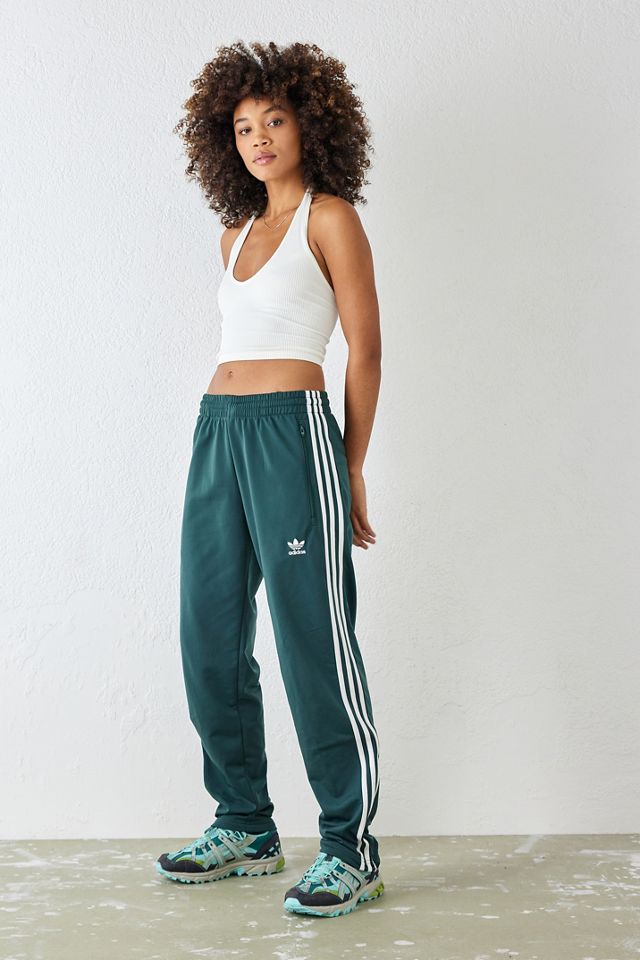 adidas Dark Green Firebird Tracksuit Bottoms